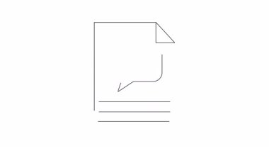 Adalet, hukuk ve hukuki tavsiyeleri temsil eden canlandırılmış yasal belge ikonu. Hukuk hizmetleri, hukuk firmaları ve eğitim içeriği için mükemmel.