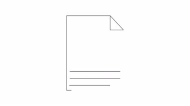 Bu animasyon, bir belgedeki konuşma balonunun içindeki bir kalemi gösteren bir yazı simgesi içerir. İletişim, fikirler ve belgeleme için mükemmel..