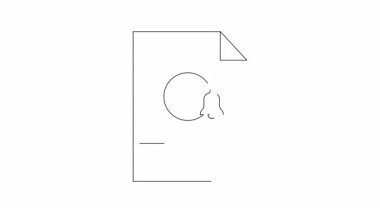 Uyarı çanı ile canlandırılmış belge simgesi, dijital içerikteki uyarıları, anımsatıcıları ve önemli güncellemeleri göstermek için mükemmeldir.