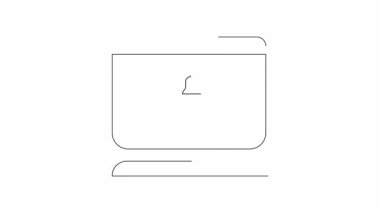 Bilgisayar ekranında, zihinsel süreçler veya teknolojiyle ilgili uyarıları veya uyarıları sembolize eden bir çan simgesi olan bir beyin görüntülenir.