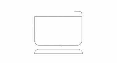 Bir bilgisayar ekranı, dijital çağda olumlu geri bildirim ve dijital onayı sembolize eden, içinde onay olan bir baş görüntüler.