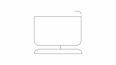 Bir bilgisayar ekranında, dijital çağda veri gizliliği ve güvenliği sembolize eden, içinde kilit bulunan bir kafa görüntülenir.