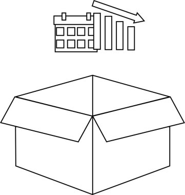 Bir takvim ve azalan çubukların bir kutuya tıkıştırıldığını gösteren bir illüstrasyon, zaman kavramının tükenmesini temsil ediyor.