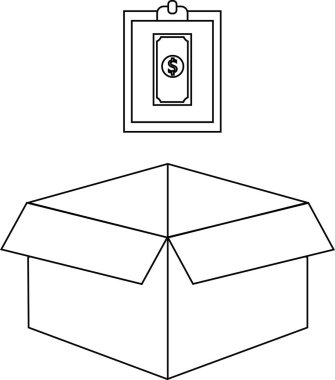 Üzerinde para olan bir bağış kutusunun resmi. Bağış toplama ya da hayır işi öneriyor..