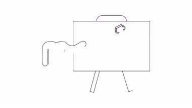 Bir sunucu, bir iş veya eğitim ortamında başarıyı, takım çalışmasını ve başarıyı sembolize eden bir kupa tutan takımı sergiliyor. Hedeflere ulaşmak için görsel bir metafor.