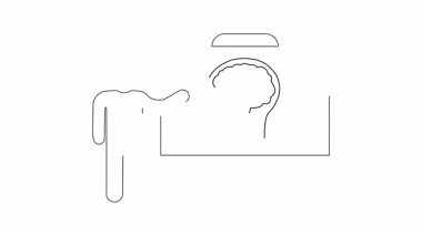 Bir dizin simgesi ile görselleştirilmiş, insan beynindeki hafıza ve veri depolama üzerine basit bir sunum..