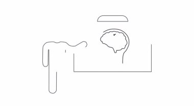 Zaman yönetimi üzerine bir sunum, zihin içindeki zaman kavramını ve onu etkili bir şekilde nasıl yöneteceğini açıklayan bir kişi..