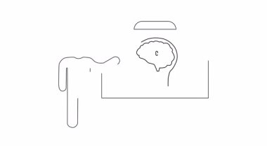 Dijital zihni gösteren kavramsal bir sunum, eğitim veya iş bağlamları için mükemmel. Basit ama etkili görseller.