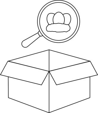 Bir büyüteç, açık bir kutunun üstündeki bir grup insana odaklanır. Yetenek keşfi ve potansiyeli sembolize eder..