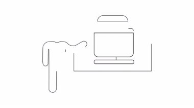 Online kurslar, teknoloji eğitimi ve dijital becerilerin geliştirilmesi, bilgisayar okur yazarlığı ve e-öğrenme üzerine bir sunum.