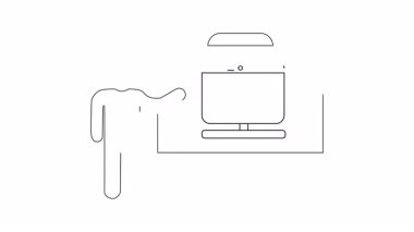 Bir güvenlik kamerası sisteminin özelliklerini ve faydalarını özetleyen bir sunum modern güvenlik altyapısındaki önemini vurguluyor..