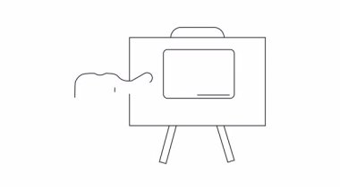 İş, eğitim ve sorun çözme kavramları için ideal bir bulmaca çözümü sunan bir kişinin çizimi.