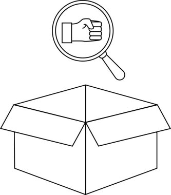 Gizli öfkenin sembolik bir temsili. Açık bir kutunun üstündeki büyüteç altında yumruğun yer alması bastırılmış duyguların açığa çıktığını gösteriyor..