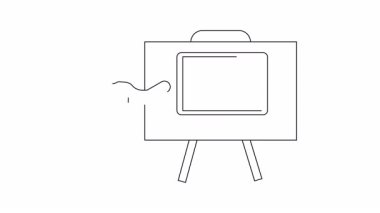 Teknoloji kısıtlamaları hakkında basit bir sunum, eğitim veya bilgi içeriği için ideal.