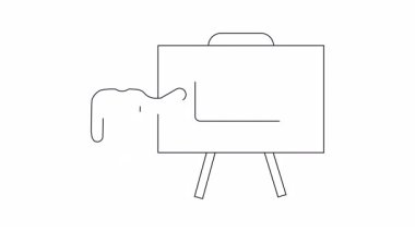 Sağlık teknolojisi ve yenilikleri vurgulayan tıbbi bir sunumun basit bir görsel temsili. Eğitim içeriği ve tıbbi tartışmalar için ideal.