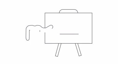 Aşılar hakkında bir sunum, bir kişinin dizüstü bilgisayarda şırınga gösteren bir ekran kullanarak kavramları açıklamasıyla görselleştirilmiş..