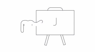 Bir kişinin değerler üzerine sunduğu basit bir çizgi sanat tasviri, bir kalp ve finans tarafından temsil ediliyor, bir dolar işareti ile temsil ediliyor..