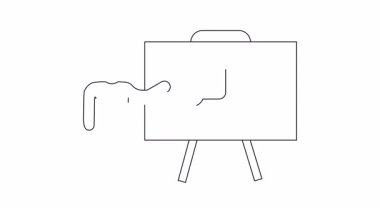 Stratejik finansal planlamanın görsel bir temsili, strateji ve finansal zekanın ticari başarı elde etmedeki önemini vurguluyor.