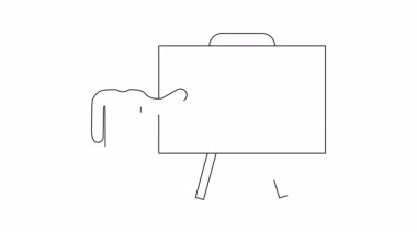 Alışveriş arabasını ses ticaretini temsil eden bir mikrofonla sunan bir kişinin tasviri. İş ve teknoloji içeriği için mükemmel.