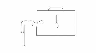 Bir kişinin aydınlatma donanımları üzerine sunum yaparken basit bir tasviri, eğitim veya iş içeriği için idealdir. Temiz ve minimalist tasarım.
