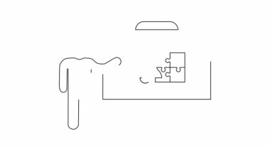 Bir çan ve bulmaca parçalarını gösteren bir sunum, bildirim ve problem çözmeyi gösterir.