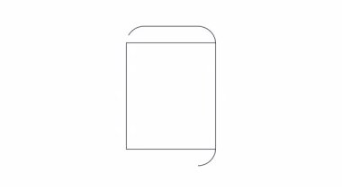 Temiz bir akıllı telefon ikonu animasyonu, teknoloji demoları, uygulama girişleri ya da UI-UX açıklayıcıları için mükemmel. Modern ve minimalist tasarım.