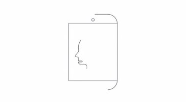 Bir yapay zeka ve teknolojiyi sembolize eden bir aletle yapay zeka görüntüsü veren bir telefon. Yapay zeka kavramlarını göstermek için mükemmel..
