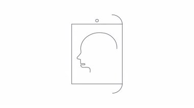 Bir cep telefonundaki beyin eğitim uygulamasının kavramsal çizimi, bilişsel gelişimi ve zihinsel uygunluğu sembolize ediyor..