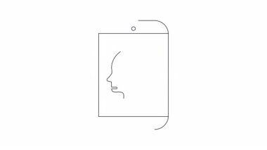 İçinde bilgisayar faresi olan bir beynin kavramsal bir çizimi, bir tablette gösteriliyor, teknoloji ve insan zekasının kesişimini temsil ediyor..