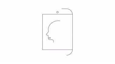 Zihinsel sağlık uygulaması kavramı cep telefonu ekranında içinde ilk yardım çantası olan bir beynin zihinsel sağlığı ve desteği sembolize ettiğini gösteriyor..