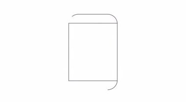 El ve ağ simgesi ile basit bir cep telefonu çizimi, paylaşımı ve bağlantıyı temsil eder.