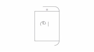 Haritalar ve para birimi sembolleriyle finansal analiz uygulaması gösteren bir akıllı telefon, iş, yatırım ve teknolojiyle ilgili içerik için ideal.