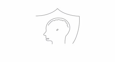 Zihinsel anlaşmayı sembolize eden kavramsal illüstrasyon, korunan işbirliği, ve insan zihni içinde karşılıklı anlayış, bir kalkan içinde bir el sıkışma ile temsil edilir..