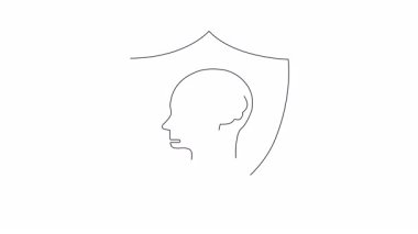 Zihinsel dayanıklılığın görsel bir temsili, zihni koruyan bir kalkan ve başarı arayışı ile sembolize edilen, bir kupa ile temsil edilen.