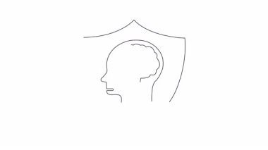 Zihnimizi korumanın ve gerektiğinde destek aramanın önemini sembolize eden zihinsel sağlığın görsel bir temsili..