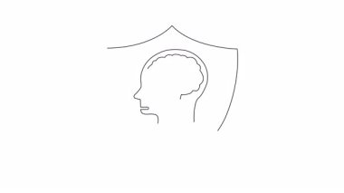 Zihninizi stresten, endişeden ve diğer zihinsel sağlık sorunlarından korumanın önemini sembolize eden zihinsel sağlığın görsel bir temsili..