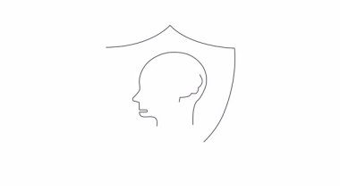 Zihni koruyan ve kilit kavrayışlarla potansiyeli ortaya çıkaran bir kalkan tarafından sembolize edilen zihinsel sağlık korumasının görsel bir temsili..