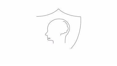 Zihinsel sağlığın korunması ve dengenin sembolik temsili. İçinde pullar olan bir kafa taşıyan bir kalkan. Ruhsal sağlıktaki adalet ve dengeyi temsil ediyor..