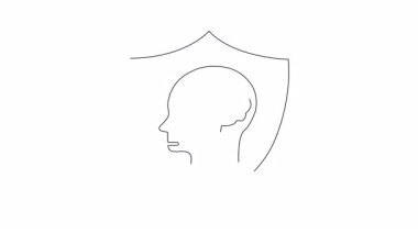 Finansal verilerin korunması ve kimlik hırsızlığının önlenmesinin görsel bir temsili. Güvenlik ve farkındalık için kavramsal tasarım.