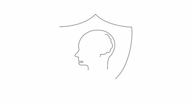 Para ve zenginlikle ilgili düşünceleri koruyan bir kalkan tarafından sembolize edilen finansal zihniyetin görsel bir temsili..