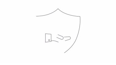 Kalkan simgesi veri korumasını, güvenli aktarımı ve verimli yönetimi sembolize ediyor. Siber güvenlik, veri gizliliği ve güvenilir bilgi işleme için ideal.