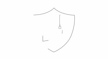 Canlandırılmış simge, kalkanın içinde aydınlatma armatürü tutan bir eli gösteriyor. Işığın korunmasını ve güvenliğini simgeliyor..