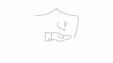 Gürültü korumanın sembolik bir temsili, bir eli ve üstü çizili bir hoparlörü olan bir kalkan, sessizlik ve işitme korumanın önemini vurgulayan.