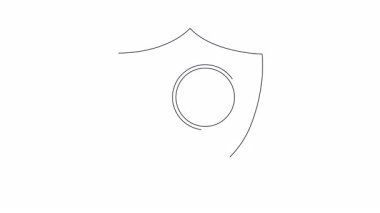 Uçağın denetim altında olduğu havacılık güvenlik kalkanı. Güvenli uçuşlar için güvenlik, seyahat koruması ve kapsamlı uçak kontrollerini simgeler..