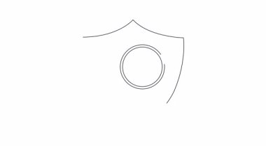 Zihinsel sağlık korumasını, bilişsel işlevleri ve genel beyin sağlığını sembolize eden, bir kalkanın içindeki beynin kavramsal çizimi. Güvenliğe ve ilgiye odaklan..