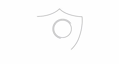 Kalkandaki büyüteçteki paraşüt ikonu güvenlik kontrollerini ve güvenlik önlemlerini simgeliyor. Güvenlikle ilgili içerik için mükemmel.