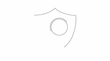 Kalkan Boyası Tekerlekli Teftiş Simgesi Canlandırma Videosu