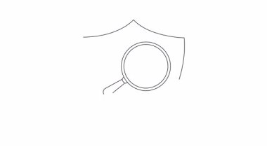 Canlandırılmış kalkan ikonu bir çiçek içeriyor, güvenliği, korumayı ve doğanın dayanıklılığını simgeliyor. Güvenlik ve güzellik gerektiren projeler için mükemmel..