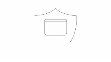 Beyni gösteren bir dizüstü bilgisayarı koruyan, yapay zeka sistemlerinin ve verilerin güvenliğini sembolize eden bir kalkan..