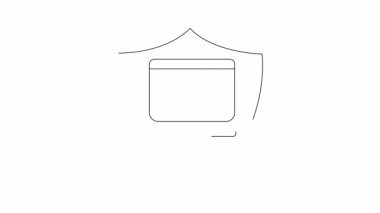 Dijital zekanın ve çevrimiçi düşünce süreçlerinin koruyucu bir kalkanla korunmasının kavramsal temsili. AI ve zihinsel mahremiyet için siber güvenliği sembolize eder.